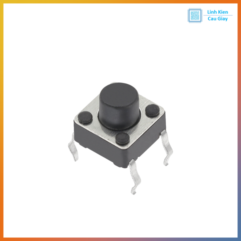 Nút nhấn 4 chân 6×6 – chân cắm – độ cao 5/10/12/20mm  (SL 10c)