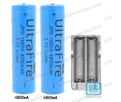 ComBo 2 Pin UltraFire 18650 4800mAH + 1 sạc đôi ultra