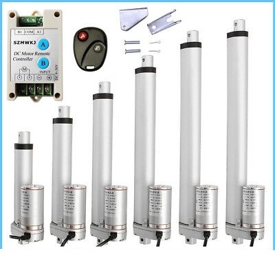 Xi lanh điện 12VDC tốc độ 30mm/s Hành trình tùy chọn