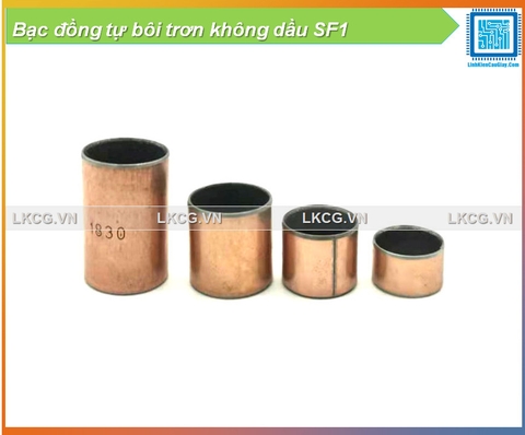 Bạc đồng tự bôi trơn không dầu SF1