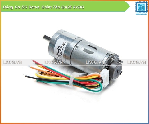 Động Cơ DC Servo Giảm Tốc GA25 6VDC