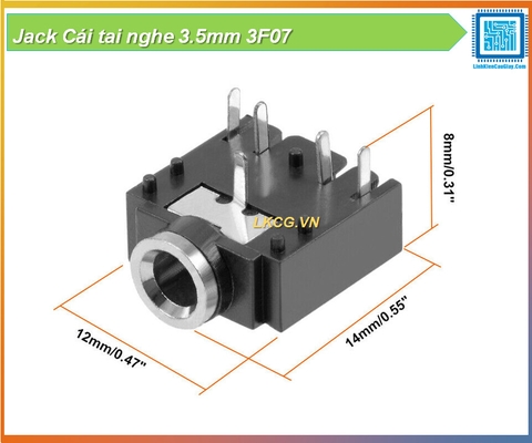 Jack Cái tai nghe 3.5mm 3F07