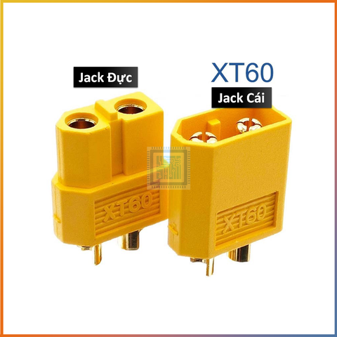 Jack cắm XT60 mạ vàng, Jack Đực Male, Jack Cái Female