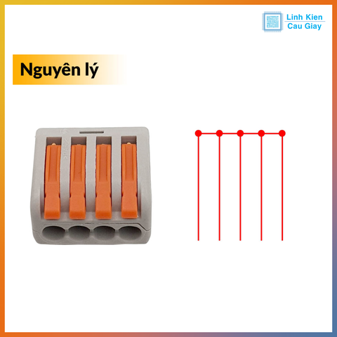 Jack Nối 4 dây PCT-214