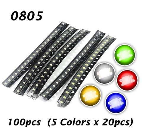 LED SMD 0805 CÁC MÀU (GÓI 50C)