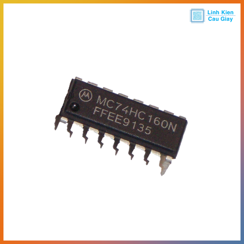 Linh kiện IC 74HC160N bộ đếm nhị phân đồng bộ