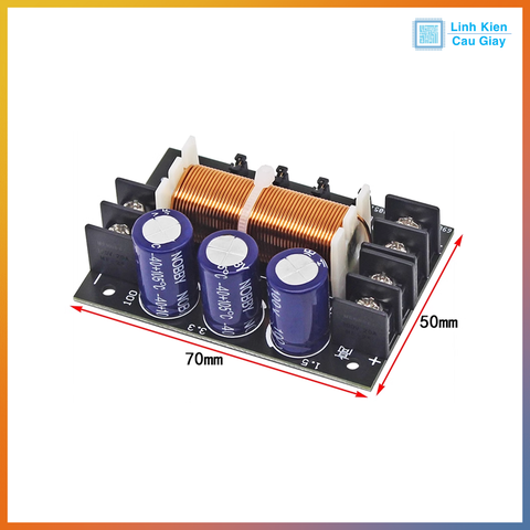 Mạch loa phân tần 2 đường tiếng Bass Treble 400w