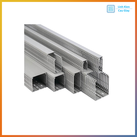 Máng nhựa đi dây điện nhiều loại 25x25mm, 30x25mm, 20x20mm, 40x30mm