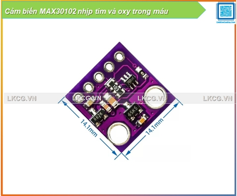 Cảm biến MAX30102 nhịp tim và oxy trong máu