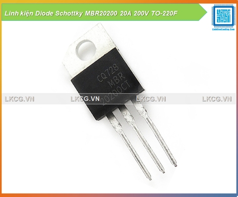 Linh kiện Diode Schottky MBR20200 20A 200V TO-220F