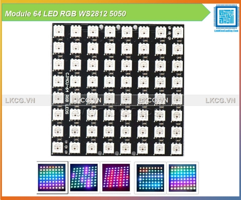 Module 64 LED RGB WS2812 5050