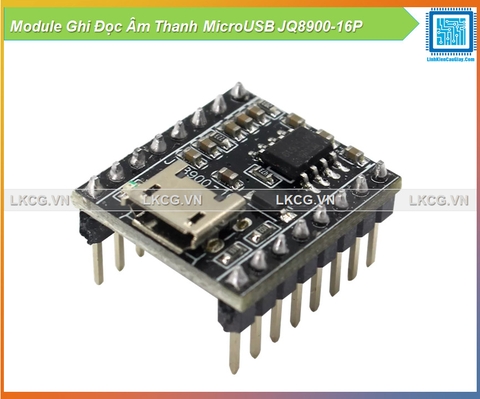 Module Ghi Đọc Âm Thanh MicroUSB JQ8900-16P