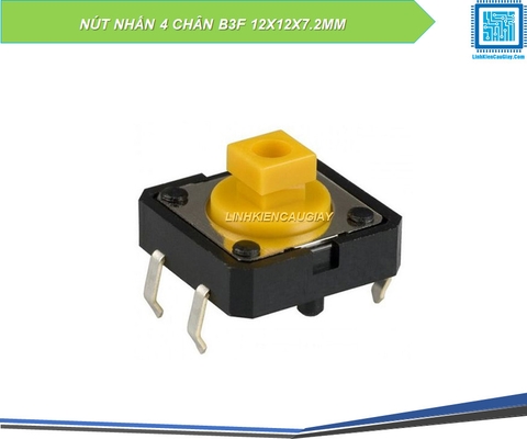 NÚT NHẤN 4 CHÂN B3F 12X12X7.2MM