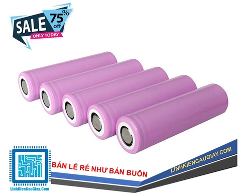 Pin 18650 dòng xả 3C (6A) - 2000mAh