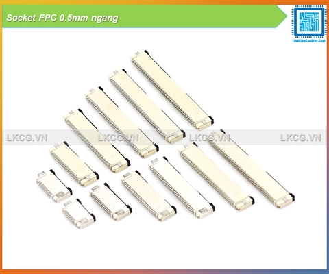 Socket FPC 0.5mm ngang