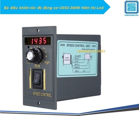 Bộ điều khiển tốc độ động cơ US52-300W Hiển thị Led