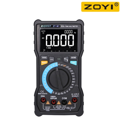 Đồng hồ vạn năng ZOYI ZT-M1 Tự động, Bán tự động cao cấp (đo dòng, điện áp AC/DC, tụ điện, trở và tần số, phát tần, đo thông mạch...)