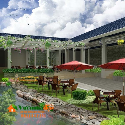 Thiáº¿t káº¿ cÃ  phÃª sÃ¢n vÆ°á»n 1