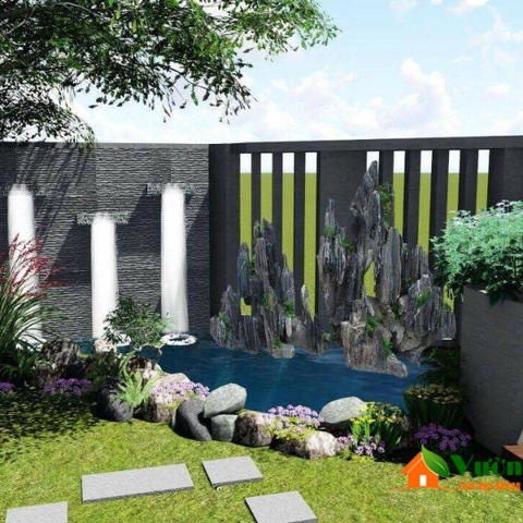 Thiết kế sân vườn biệt thự quận 7