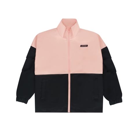 two tone fleece jacket