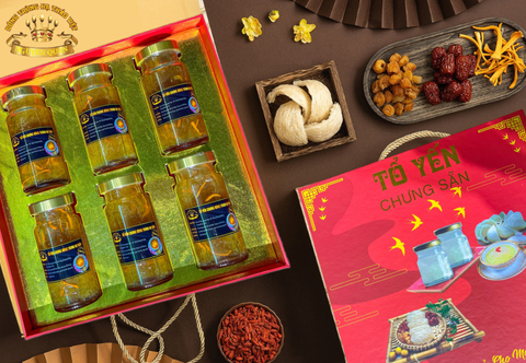 Yến chưng đông trùng hạ thảo 150ml (sét 6 hũ)