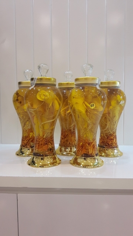 BÌNH NGÂM ĐÔNG TRÙNG HẠ THẢO + SÂM 2 LÍT