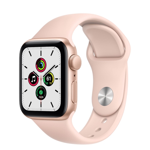 Apple Watch SE GPS Gold Aluminum Case With Pink Sand Sport Band