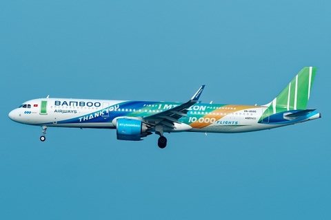 Bamboo Airways tạm ngừng các chuyến bay đến Hàn Quốc