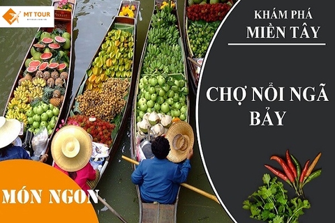 CHỢ NỔI PHỤNG HIỆP – CHỢ NỔI NGÃ BẢY