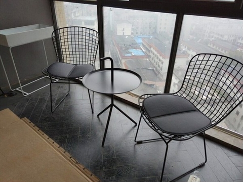 Bộ bàn ghế cafe sắt ngoài trời giá rẻ - Mã : 180S