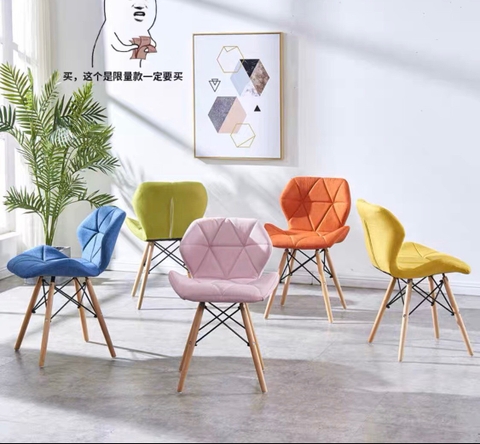 Ghế ăn nệm vải nhiều màu hiện đại – Mã : E252