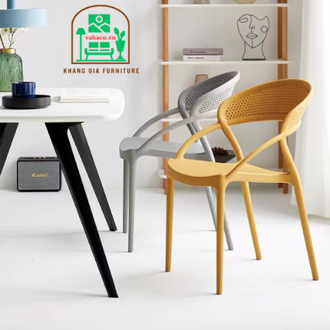 Ghế ăn, ghế cafe nhựa đúc nhập khẩu giá rẻ: KG - E58