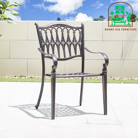 Ghế cafe ngoài trời nhôm đúc nhập khẩu: KG - E60