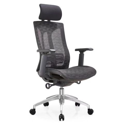 Ghế công thái học lưng cao có tựa đầu: KG - D825