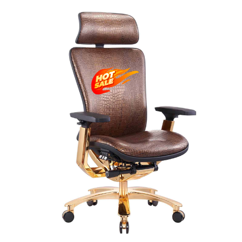 Ghế giám đốc công thái học khung mạ vàng cao cấp: KG - A290