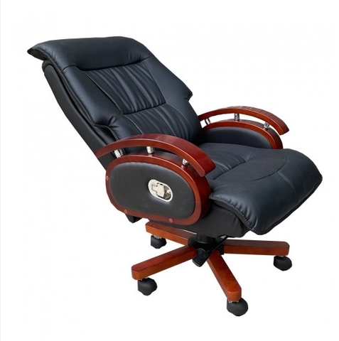 Ghế Giám Đốc Ngả Lưng Đa Chiều Tay Viền Gỗ Sang Trọng : KG - Z863