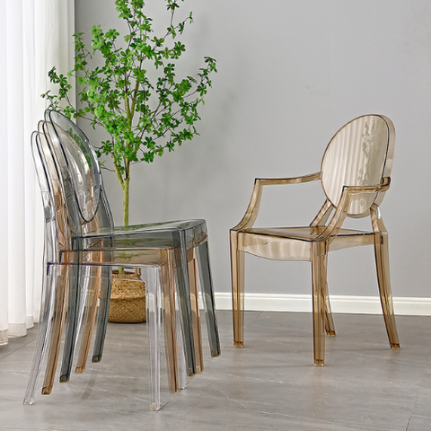 Ghế nhựa mica trong suốt sang trọng hiện đại: KG - E63
