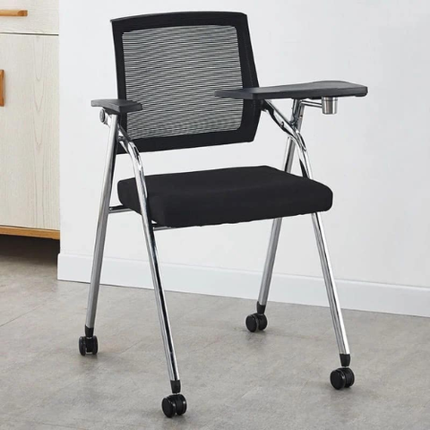 Ghế phòng đào tạo có bàn viết chân gán bánh xe: KG - D570-3