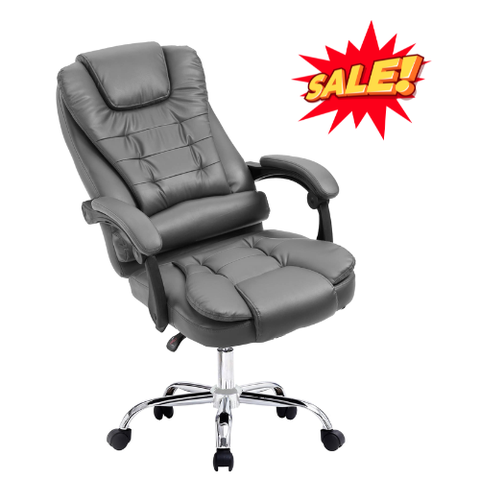 Ghế xoay văn phòng ngả lưng nệm da: KG - 199B-1