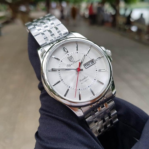Đồng hồ nam Olym Pianus OP990-09AMS-T Kính Sapphire Máy Cơ