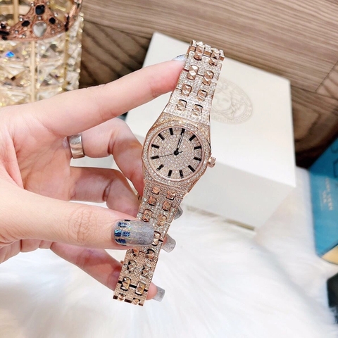 SET Đồng hồ nữ Davena Crystal D61692-R
