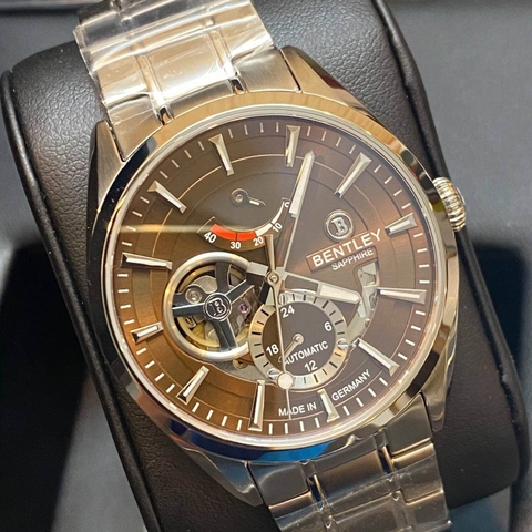Đồng hồ nam Bentley BL1831-15MWDI Máy cơ hở tim