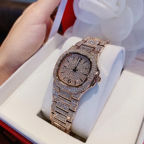 Đồng hồ nữ Davena Crystal D0008