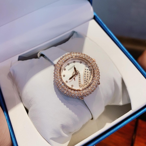 Đồng hồ nữ ROCOS đính đá thiên nga RO01
