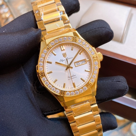 Đồng hồ nam Olym Pianus dáng Hublot OP990-45ADGK-T