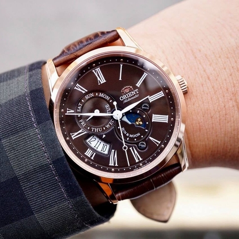 Đồng hồ nam Orient Sun and Moon Gen 3 SAK00003T0 - FAK00003T0