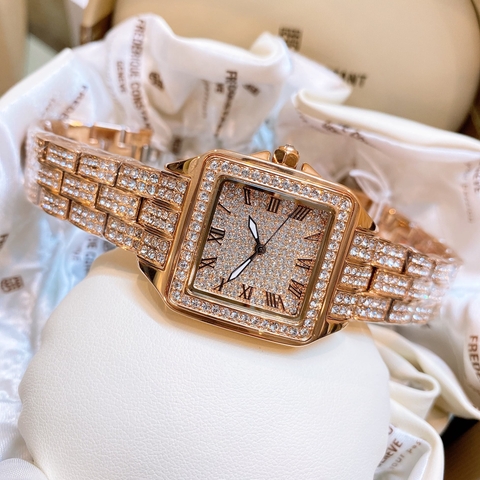 Đồng hồ nữ Davena Crystal D61151-R