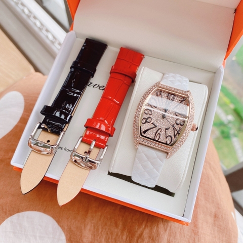 Đồng hồ nữ Davena Crystal D31525A-RW