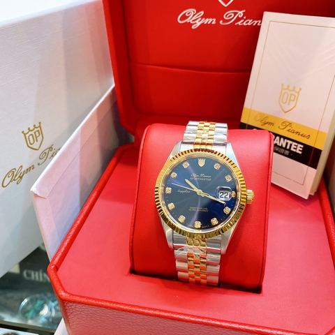 Đồng Hồ nam kiểu dáng Rolex Olym Pianus OP89322MSK-X