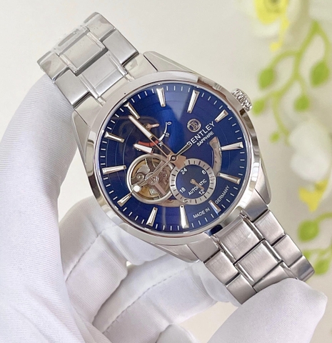 Đồng hồ nam Bentley Chú Hề BL1831-15 mặt xanh